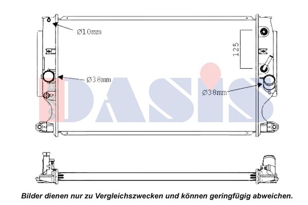 AKS DASIS Radiators, Motora dzesēšanas sistēma 210264N